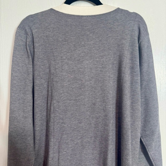 EUC. Gray button down women’s cardigan sweater XL. Light weight withpockets - Picture 8 of 13